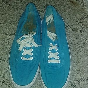 Blue shoes